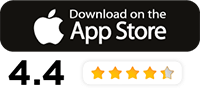 Apple Sore Download Button App Rating 4.4 